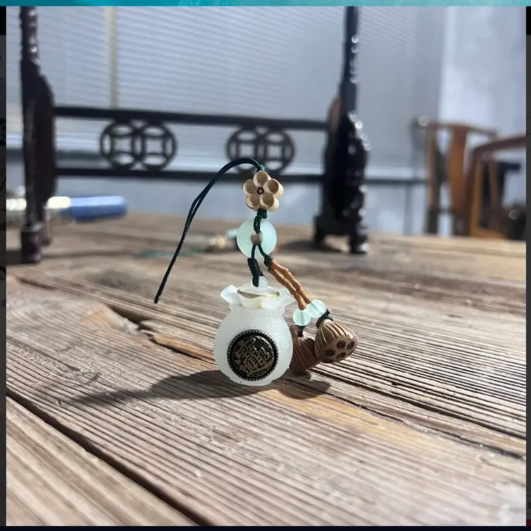 【百福钱袋】夜光国风创意 钱袋香囊 随身挂件钥匙扣拍下送三瓶香丸