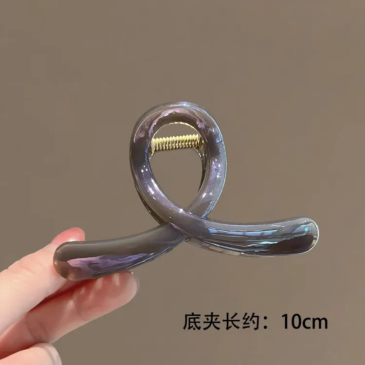 韩版时百搭高级发夹10厘米网红轻奢后脑勺大抓夹SJ046