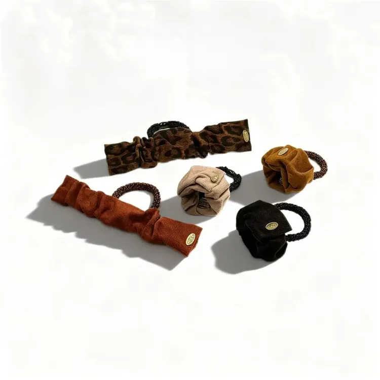 2025新款高弹力啪啪圈发圈高级感丝绒皮筋高马尾显发量不伤发发圈