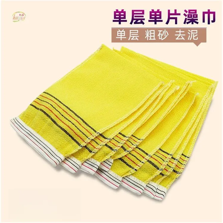 搓澡澡巾老式单层粗砂专用双面神器洗澡强力薄款去污洗浴男女成人