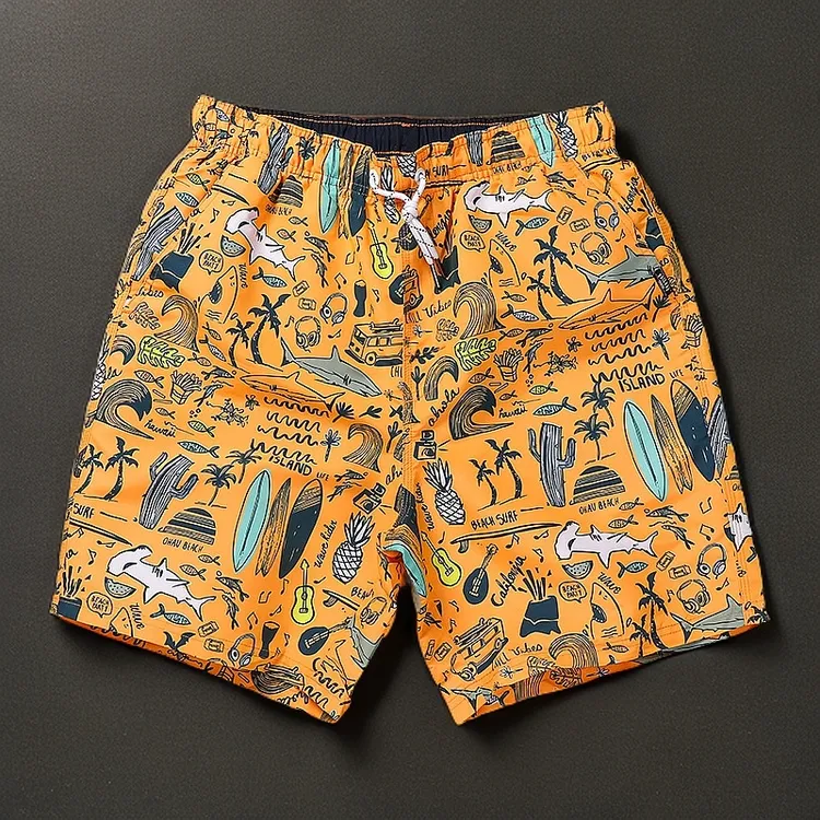 沙滩裤男款爆款2025新款夏季潮流运动时尚速干短裤透气宽松休闲裤