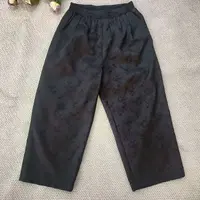 6745新中式冬季直筒棉裤女