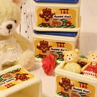 【开芯定制-小熊饼干盒】高品仿真食玩 食玩diy配件