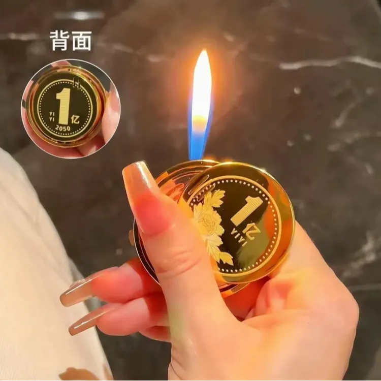 升级加厚【"赚"他一亿】打火机旋转解压时尚炫酷实用送男友礼物