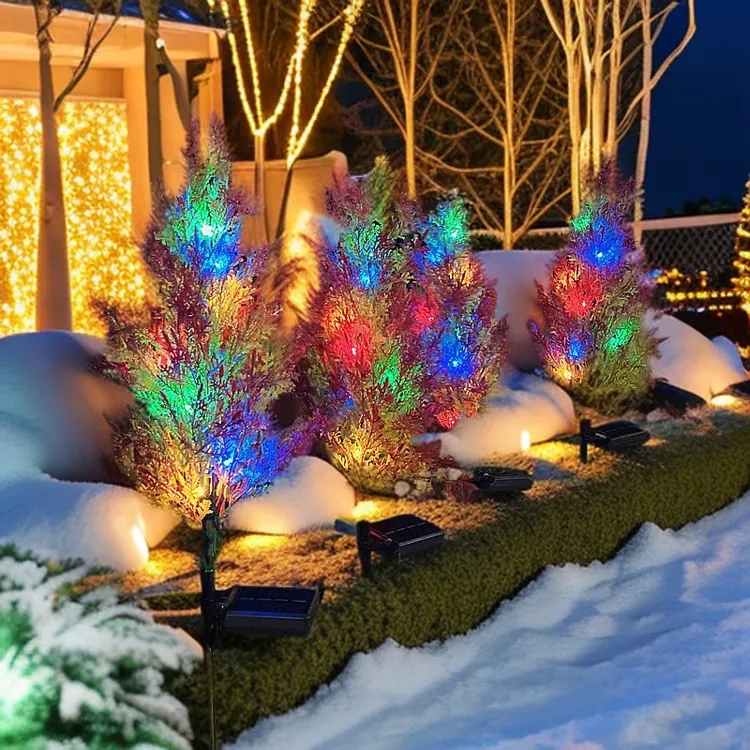 6~8小时LED简约现代景观庭院灯饰灯饰插灯户外灯花防水地灯庭院灯