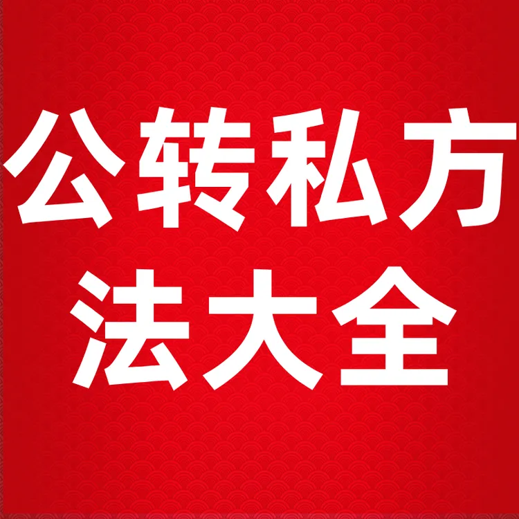 公转私方案大全+《老板财务基本功》