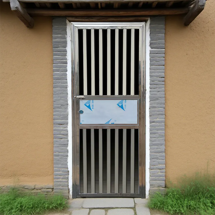 通风门格子门不锈钢门透气门单门楼道门网格门简易门过道门院子门