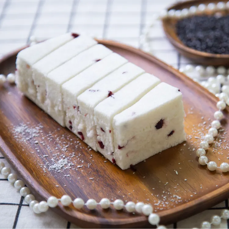 恩施手工蔓越莓绵绵糕团购口感绵密米香浓郁油润香甜早晚抗饿必备