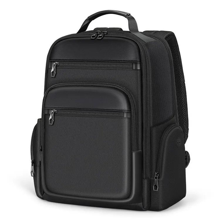 跨境大容量商务双肩包新款时尚电脑背包男士旅行多功能通勤双肩背