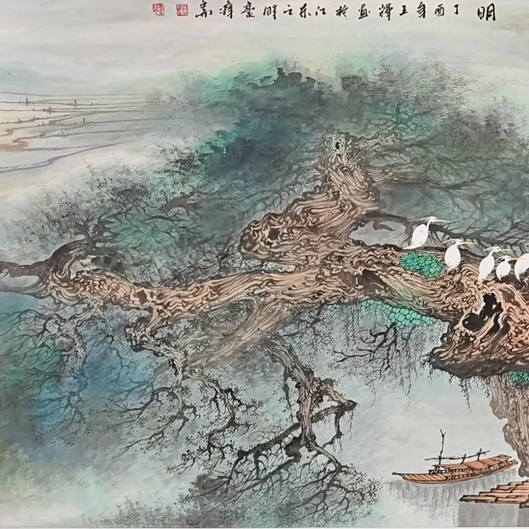 春和景明王辉国画