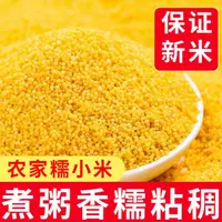 2025现磨新米山东沂蒙山区黄小米营养丰富熬粥佳品五谷黄小米