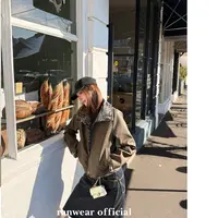 Ranwear【斯图尔特岛】正反两穿！时髦保暖正反两穿显瘦毛毛外套