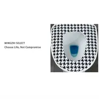 4623    马桶坐垫坐便器套加厚粘扣马桶圈秋冬通用防水可水洗