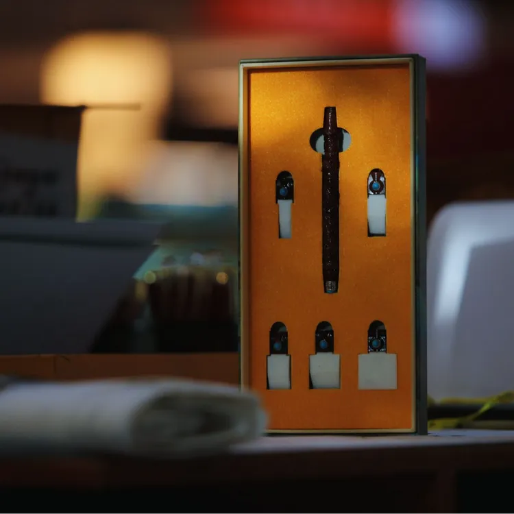 藏文书法专用青巴笔套装