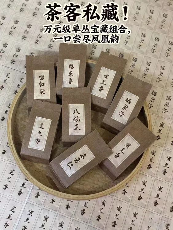 2025潮州乌岽新茶凤凰单丛茶凤凰山产区乌龙茶山茶叶鸭屎香蜜兰香