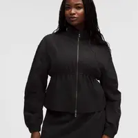 lululemon crinkle nylon cinchable jacket 褶皱尼龙抽绳夹克