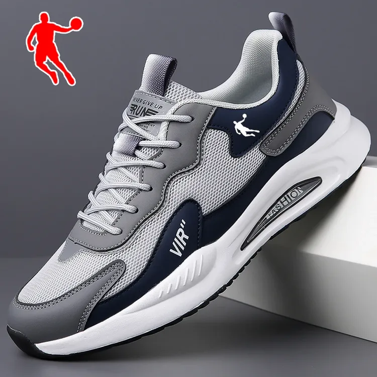 领跑乔丹男鞋2025夏季网面跑鞋软底运动鞋防滑透气百搭休闲鞋子男商品图