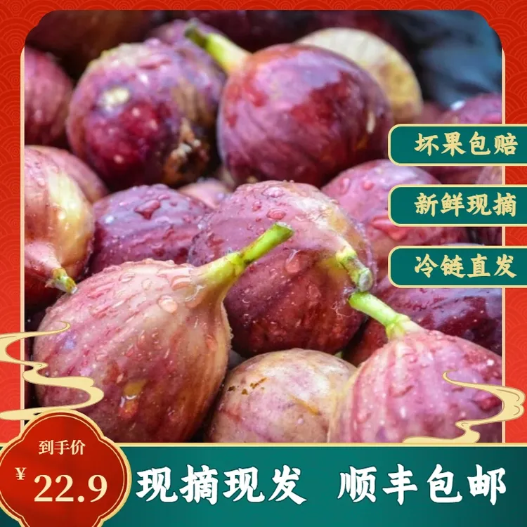 【顺丰包邮到手3斤】无花果新鲜现摘果园产地直发非威海无花果