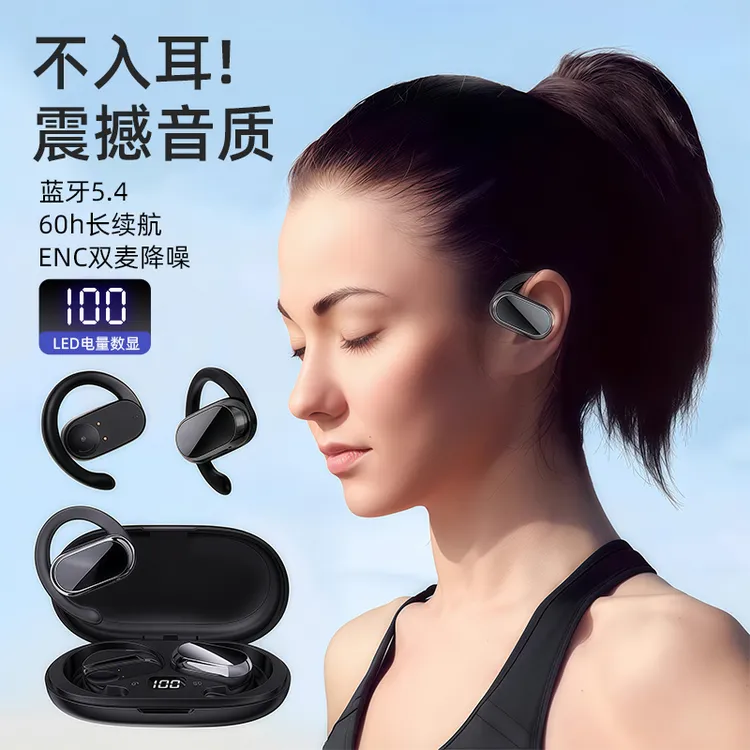 适用sony/索尼2025年最新款挂耳式蓝牙耳机高音质长续航原装正品