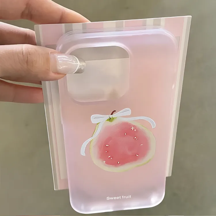 蝴蝶结芭乐适用iPhone16promax手机壳苹果15韩系14磨砂13防摔12套