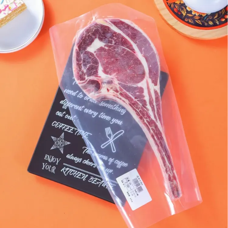 原切牛排白俄罗斯草饲雪花原切战斧牛排  煎类食材