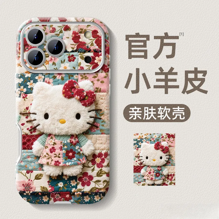 花裙子kitty适用苹果17promax手机壳iphone16pro超火新款苹果15女