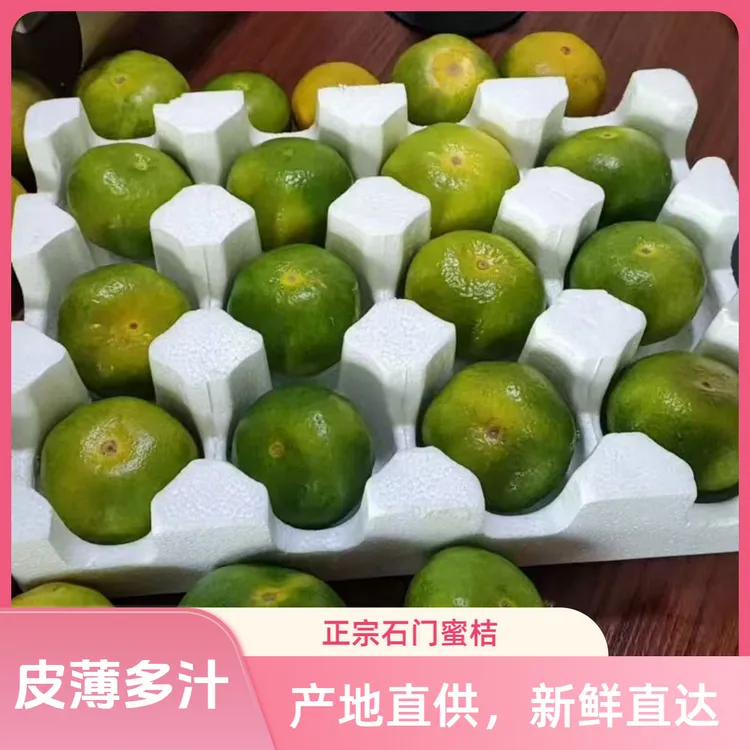 正宗石门青皮蜜桔新鲜水果当季皮薄多汁酸甜桔子现摘先发