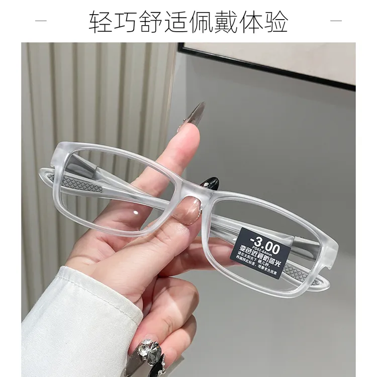 全框变色防蓝光高清近视镜适用打篮球跑步骑行的一款运动镜眼镜架