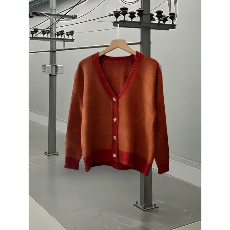 实物太美！不能错过！法式小香风短款V领显瘦毛衣开衫慵懒感外套女