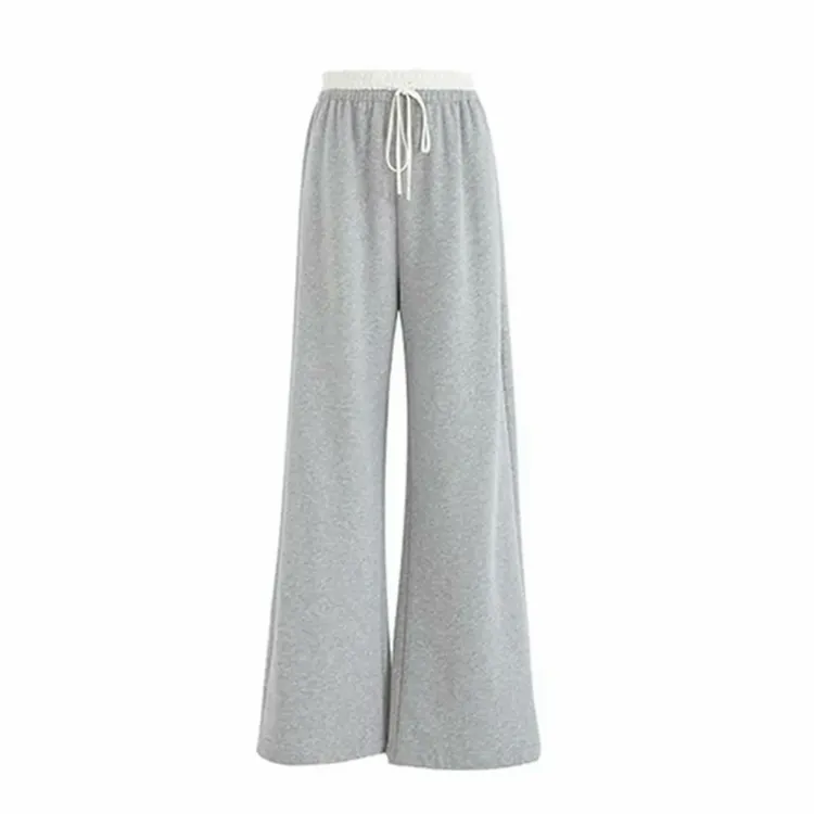 【许我耀眼】露思同款拼色阔腿裤裤子Q9631#