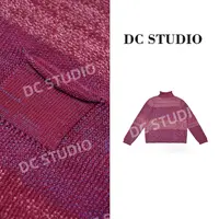 DC STUDIO【元气满满】2025冬季新款百搭花纹复古高档慵懒保暖毛衣