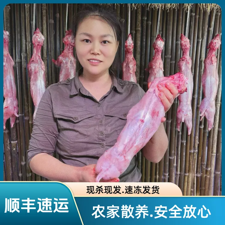 兔肉兔子肉生鲜农家散养兔子新鲜兔肉兔子肉生鲜直播生兔肉肉兔