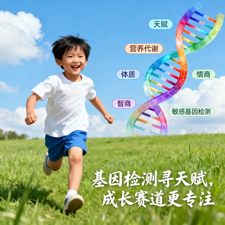 天赋精细版AOAP儿童天赋基因检测情商智商运动饮食营养代谢遗传疾病检测 一份给孩子的天赋培养成长说明书