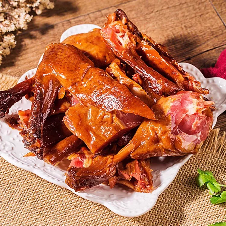 【保质期至25年4月25号】万隆经典酱鸭卤味熟食300g*3