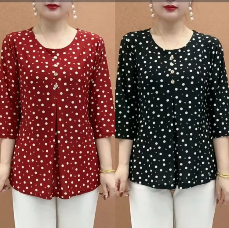 七分袖洋气爆款上衣妈妈母亲夏季加大女装新款妈妈装t恤女装夏装