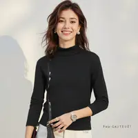 修身内搭叠穿弹性春秋上衣女款高领打底衫C-CL814（拍一发二）