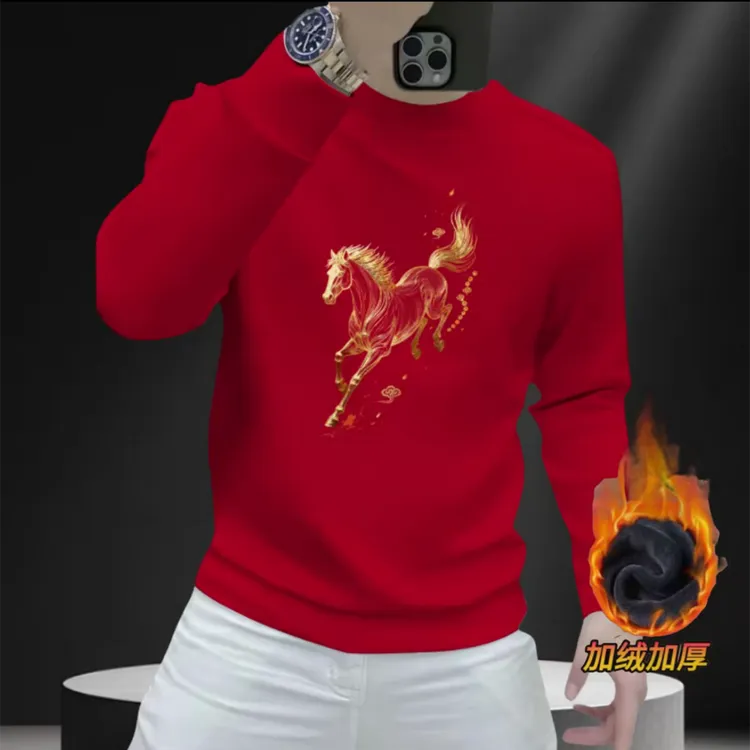 个性潮流重磅圆领卫衣痞帅街头宽松休闲秋季印花时尚男女潮流卫衣