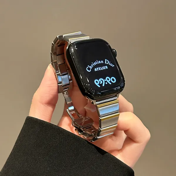 【小蛮腰金属】iserisewatch适用苹果手表表带iWatchs11代高级百搭