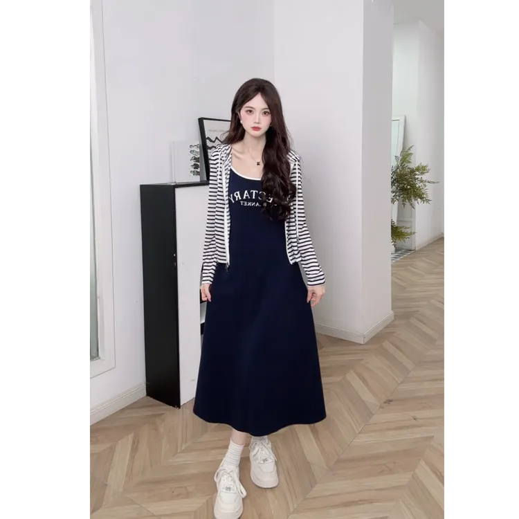 IEF/爱依服2025新款秋季针织时尚里外套裙6708-N0213-