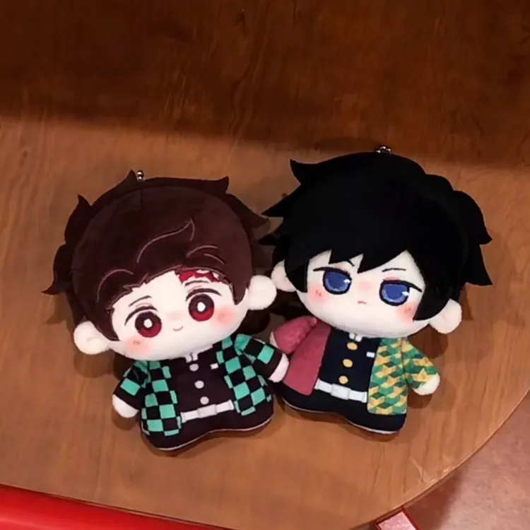 鬼灭之刃棉花娃娃10cm努努体义勇and炭治郎动漫周边正版书包挂件