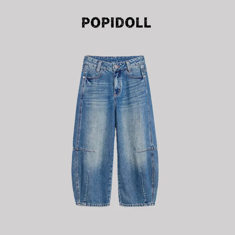 POP.八分完型-新款七分小弯刀百搭显瘦/1977