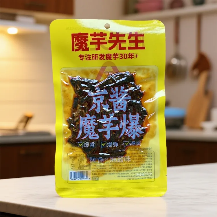 魔芋先生京酱魔芋爆麻酱爆肚解馋68g*5袋