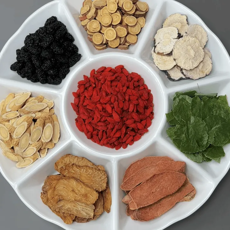 【鹿色甄选9味茶】沙漠双雄甘草黄芪红枸杞等9种精选好料桑葚干30g