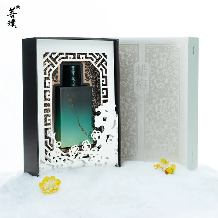 菩璞蜡梅香水黛 75ml腊梅淡香国风礼盒套装 千里江山图