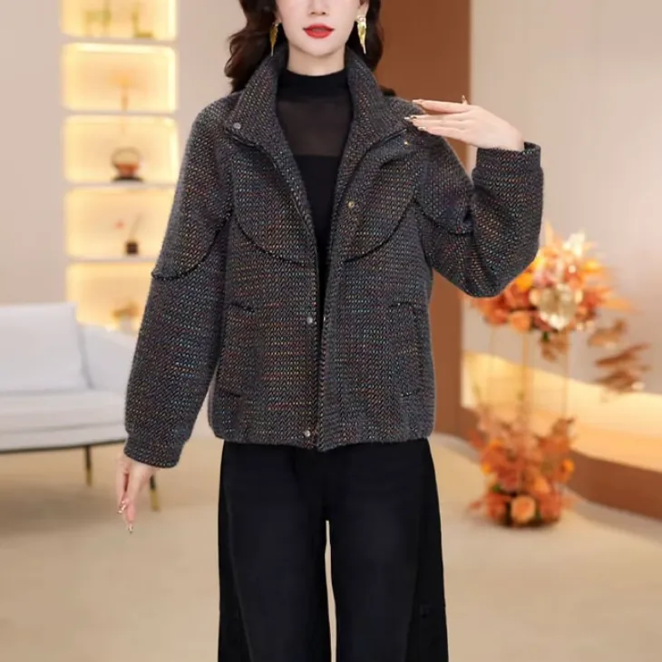 芸锦精品服饰秋季新款优雅气质女装时尚休闲短外套【320#】