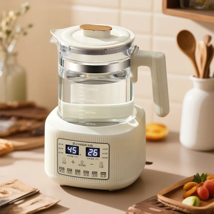 志高全自动电热水壶除氯调奶器母婴恒温办公室家用养生壶炖煮