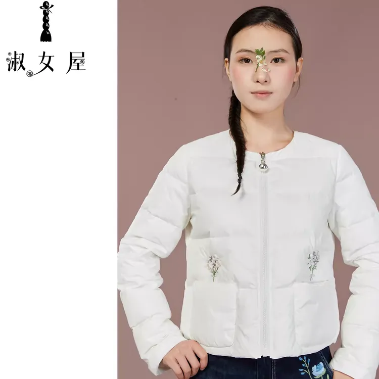 淑女屋官方旗舰店秘密花园。小香风公主小香风鹅绒服