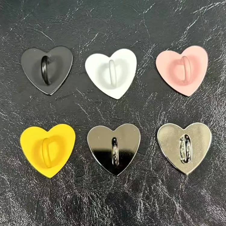 韩版流苏金属挂钩DIY饰品配件新款爱心手机壳吊坠背胶扣合金材料