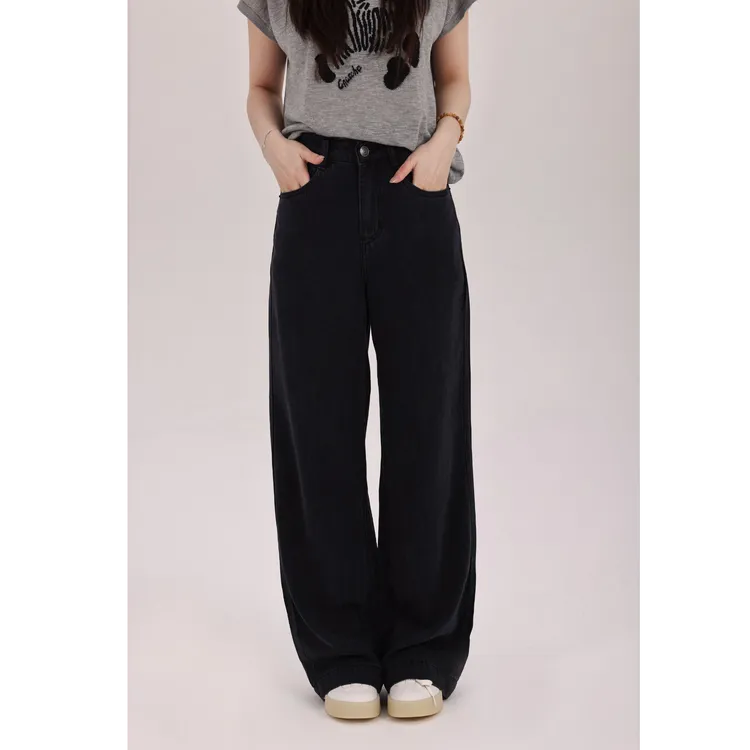 Tender Jinger【疯狂星期三】天丝定织雪花纹直筒空气裤T52YYL80841