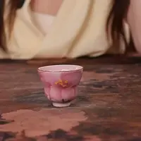 顶先 粉汝百合葫芦杯 A13414